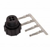 Conector Circular Fêmea ETE7566/04 CPC 4 Vias - Cód.8994