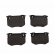 Pastilha Diant. Jurid HQJ2075 Peugeot T4B, T5B - Cód.4676