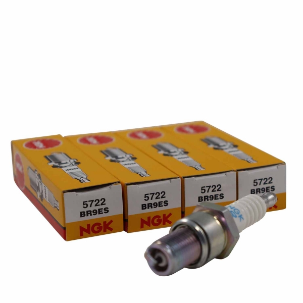 Jogo 4 Velas de Ignição NGK BR9ES DT200, AP Turbo - Cód.9100