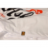 Camiseta Branca Burnout Asllan Tam. M - Cód.10042