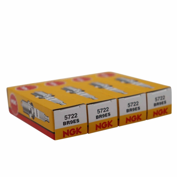 Jogo 4 Velas de Ignição NGK BR9ES DT200, AP Turbo - Cód.9100