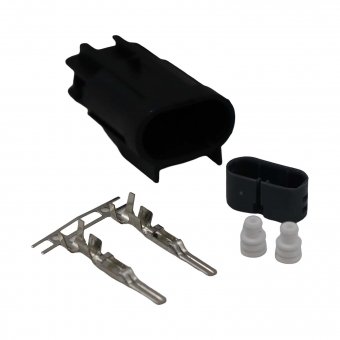 Conector 2 vias ETE8298 Ventoinha Corsa, Montana - Cód.14295