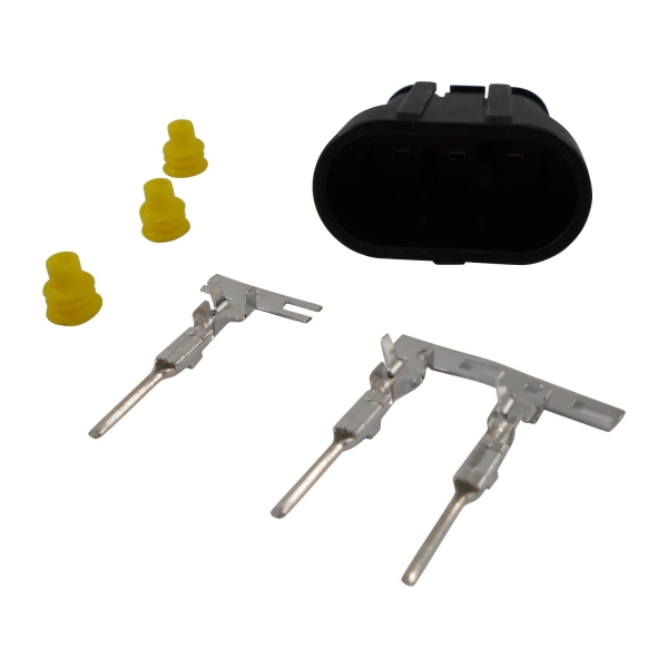 Conector Elétrico 3 Vias ETE8735 Retrovisor VW - Cód.7441