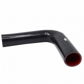 Curva Silicone Preto 90° Pressurização 2 1/4\\\
