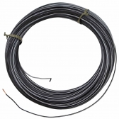 100m Cabo Flex. Automotivo 0.50mm Preto e Branco - Cód.12545