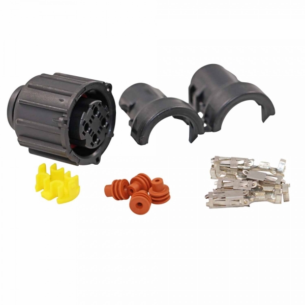 Conector Circular Fêmea ETE6683 4 Vias Tacografo - Cód.8993
