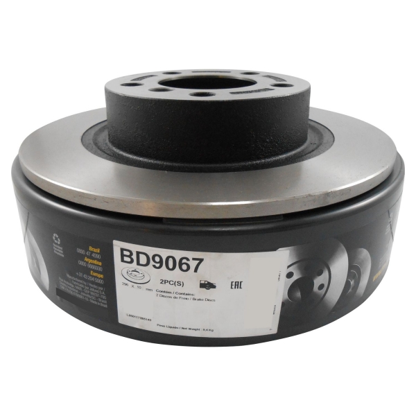 Kit Disco de Freio BD9067 Tras. Mini Cooper Paceman Cód.3680