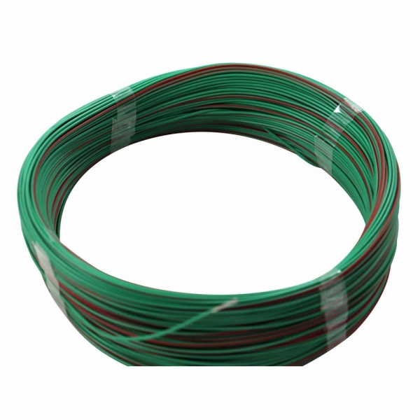 100m Cabo Flex Auto Estanhado 0.50mm Verde Vermelho-Cód.8828