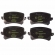 Pastilha de Freio Tras. Textar 2448301 VW Jetta - Cód.12248