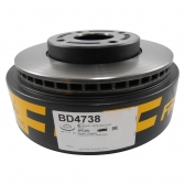 Kit Disco de Freio BD4738 Diant. Nissan Tiida 1.8 - Cód.3848
