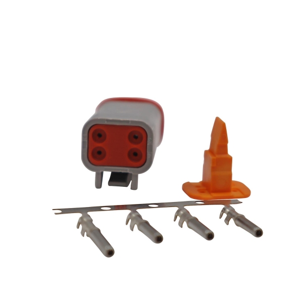 Conector Elétrico Femea 4 Vias Deutsch DT06-4S - Cód.9614