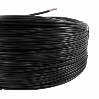 100m Cabo Flex. Auto Estanhado 0.50mm Preto - Cód.6754