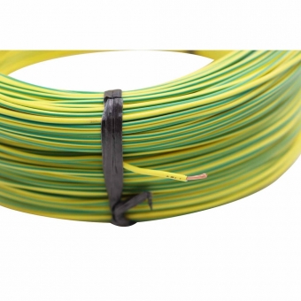 100m Cabo Flex. Automotivo 0.50mm Amarelo e Verde - Cód.9263