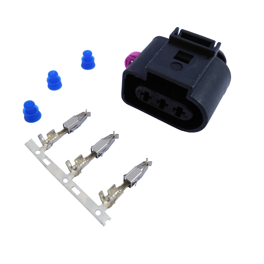Conector Sensor Rotação Femea 3 Vias ETE4102 Golf - Cód.5755