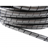 Organizador Espiral Hellermann Tyton Preto 5/8 - Cód.7385