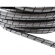 Organizador Espiral Hellermann Tyton Preto 5/8 - Cód.7385