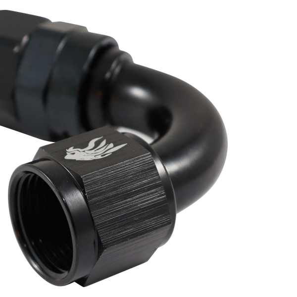 Conexão 10AN / AN10 Curva 120° Aeroquip All Black - Cód.7155