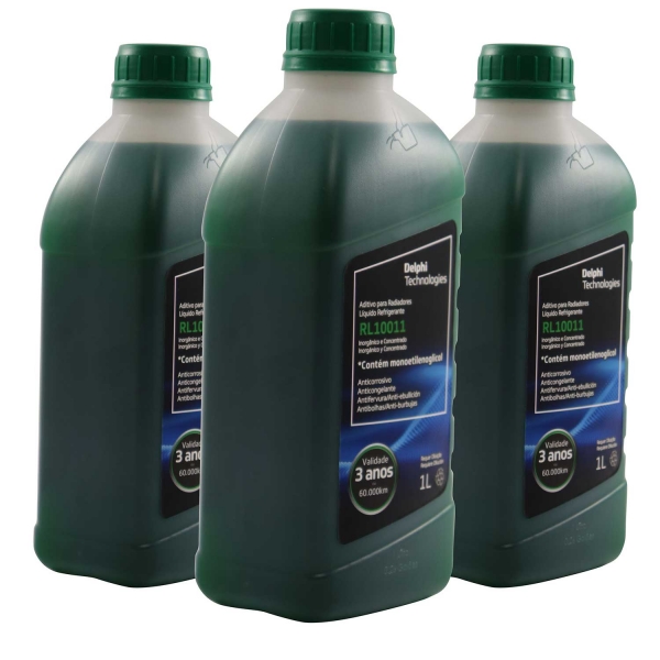 Kit 3 Aditivos Radiador Delphi Inorgânico RL10011 - Cód.8485