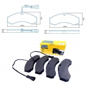 Pastilha de Freio Diant. Tras. Jurid HQJ2118A Daily Cód.3263