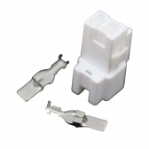 Conector 2 vias ETE8372 Macho com Terminal 7.8mm - Cód.14308