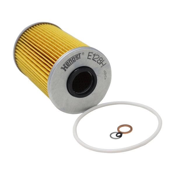 Filtro de Óleo Hengst E128H D24 BMW M5 (88...92) - Cód.9938
