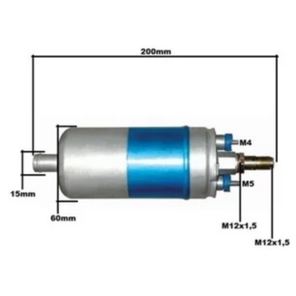 Kit Bomba de Mercedes e Niple M12 x  3/8