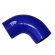 Curva de Silicone Azul MSA de 90º x 2 1/2