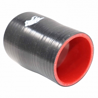 Mangote Silicone Preto Redução 2 3/4\\\"x2 1/2\\\" x 100mm Cód9489