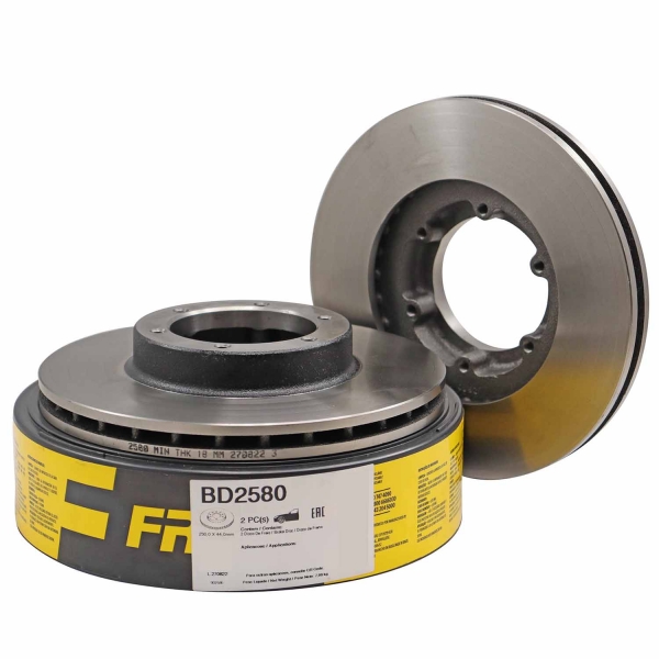 Kit Disco de Freio BD2580 Diant. Belina, Del Rey - Cód.9142