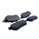 Pastilha Traseiro Jurid HQJ2281A Honda City, Fit - Cód.1881