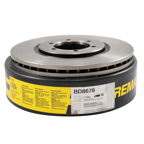 Kit Disco de Freio Diant. BD8678 Ssangyong Rexton - Cód.8418