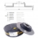 Kit Disco de Freio BD5619 Tras. VW Golf, Tiguan - Cód.5485