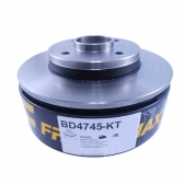 Kit Disco de Freio BD4745KT Tras. Peugeot 208 - Cód.6510