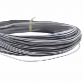 100m Cabo Flex. Automotivo 0.50mm Preto e Branco - Cód.12545