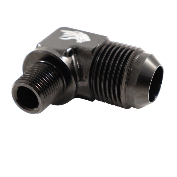 Niple Cotovelo Alumínio 3/8NPT x 12AN - Cód.7802