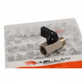 Registro Válvula Esfera Inox Mini 3/8  X 3/8 - Cód.5589
