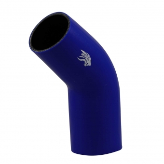 Curva de Silicone Pressurização Azul 45º x 2 1/2\\\" - Cód. 572