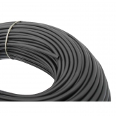 Espaguete Liso Leiplast 6mm / 100m Preto - Cód.309