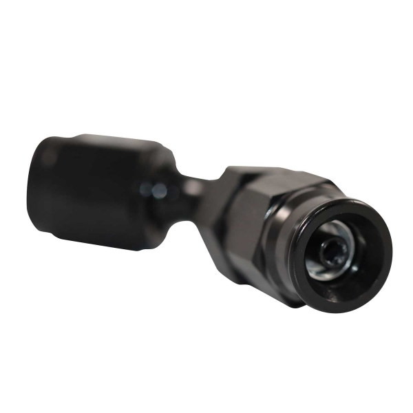Conexão 3AN/AN3 Curva 45° Mangueira PTFE All Black -Cód.8337