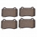 Pastilha Tras. Textar 2407601 Dodge Charger SRT8 - Cód.12241