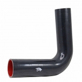 Curva 90º Pressurização Silicone Preto 2 1/2x2 3/4-Cód.2022