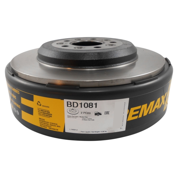 Kit Disco de Freio BD1081 Tras. Ford Edge 3.5 - Cód.3721