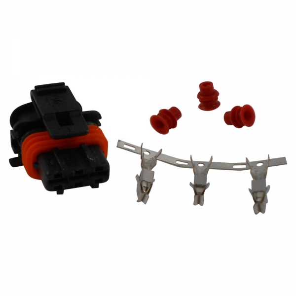 Conector Elétrico 3 Vias ETE6892 Bobina Fiat Palio -Cód.7254
