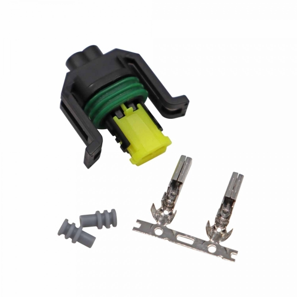Conector 2 Vias Bico Mono ETE6732 VW Gol, Parati - Cód.9128
