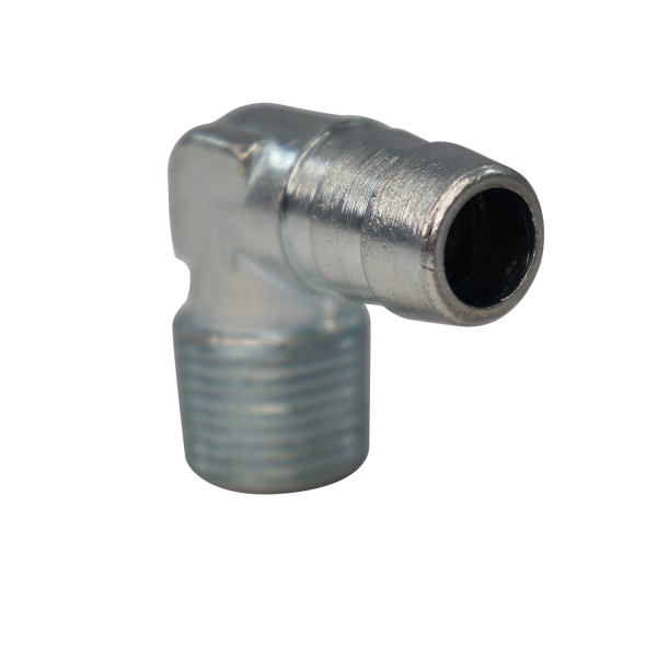 Niple Cotovelo Prata 3/8NPT x 1/2\\\