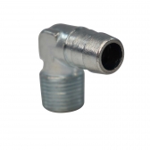 Niple Cotovelo Prata 3/8NPT x 1/2\\\