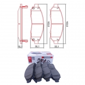 Pastilha de Freio Diant. Ferodo HQF4047A Frontier - Cód.4773