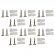 Kit com 10 Conectores Binoculo 2 Vias ETE7043 - Cód.7251