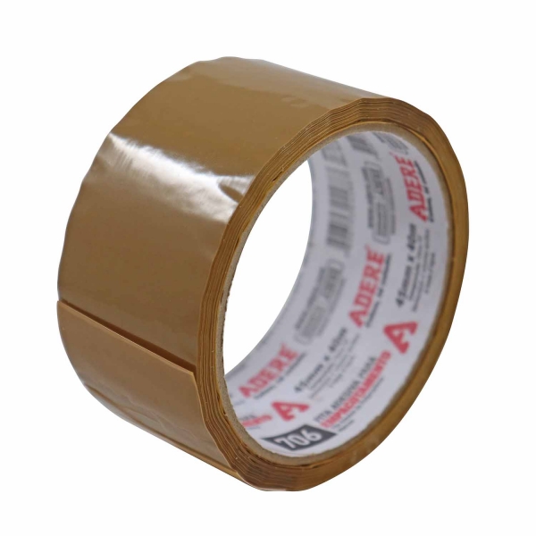 Fita de Empacotamento Marrom 48x100m Fitar FT40 - Cód.9617