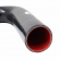 Curva Silicone Preto 90° Pressurização 2 1/4\\\